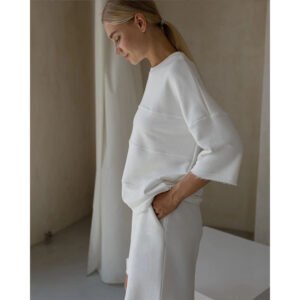 Shirt shorts suit loose casual splicing trousers cotton short-sleeved shirt fresh